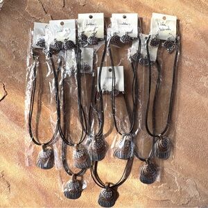 Vtg Wholesale Lot – 8 Matching Necklace & Earring Sets | Mixed Metal Boho Style